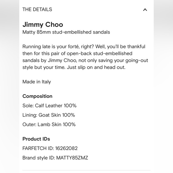 Authentic Jimmy Choo studded heels - Picture 9 of 9